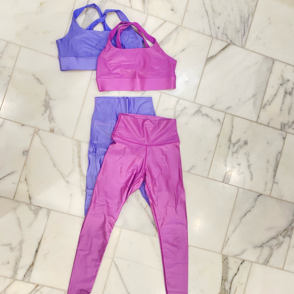 DYI Shiny Pink and Purple Set